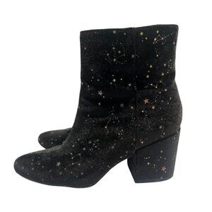 Urban Outfitters Velvet Galaxy Constellation Booties — Size 10
